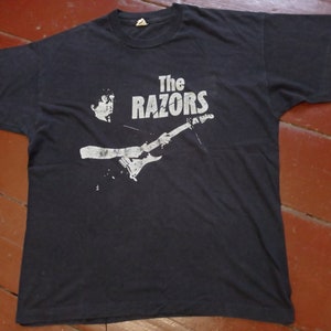 VTG T-shirt The Razors is a punk rock band , single stitch  , screen stars
