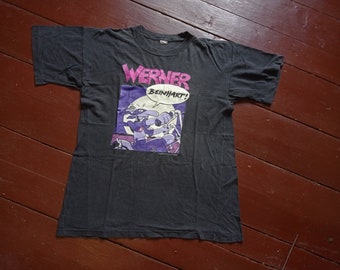 VTG T-shirt 1990 Werner Beinhart Kleinanzeigen Werner - Etsy