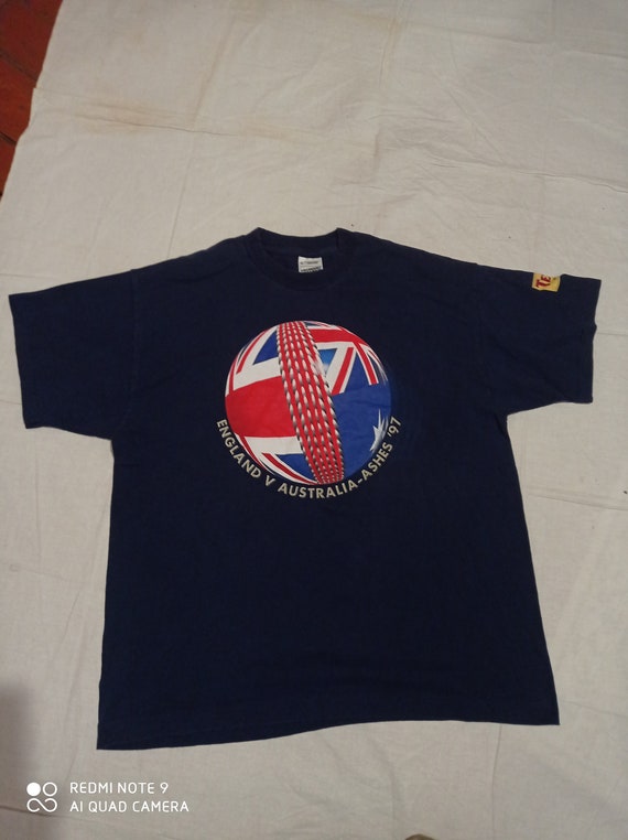 VTG T-shirt England vs Australia ashes 1997. A Birthday Present