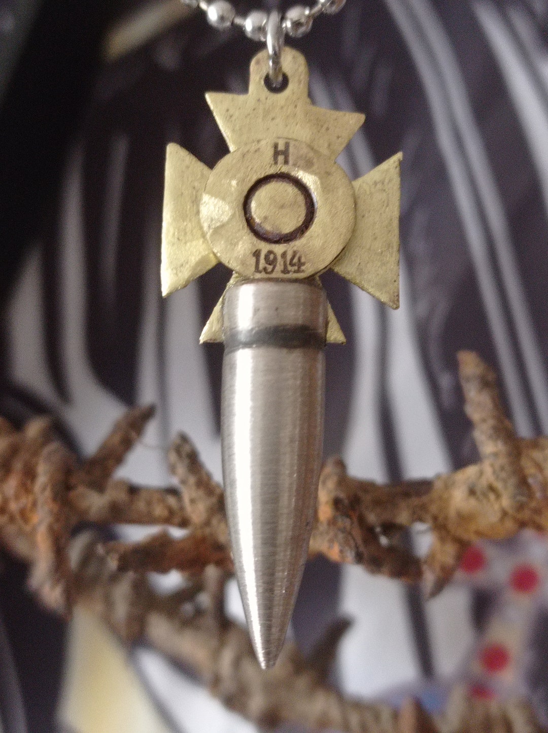 Rare Trench Art German Iron Cross World War I Bullet Etsy