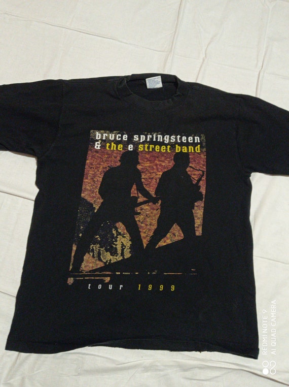 Vintage band Vtg 90s bruce springteen and the E street band black shirt   DEADSTOCK condition