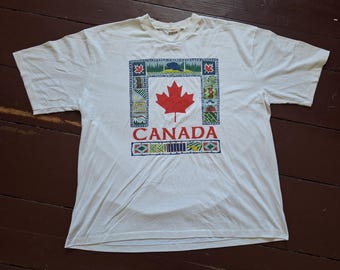 T-shirt , Canada , Made In Canada  , single stitch