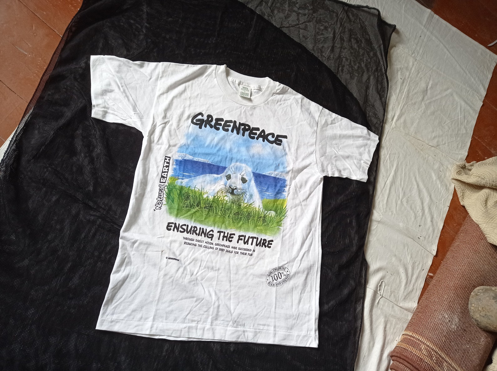 VTG TShirt Greenpeace Etsy