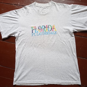 VTG T-Shirt  Fort Lauderdale, Florida , single stitch. A Birthday Present