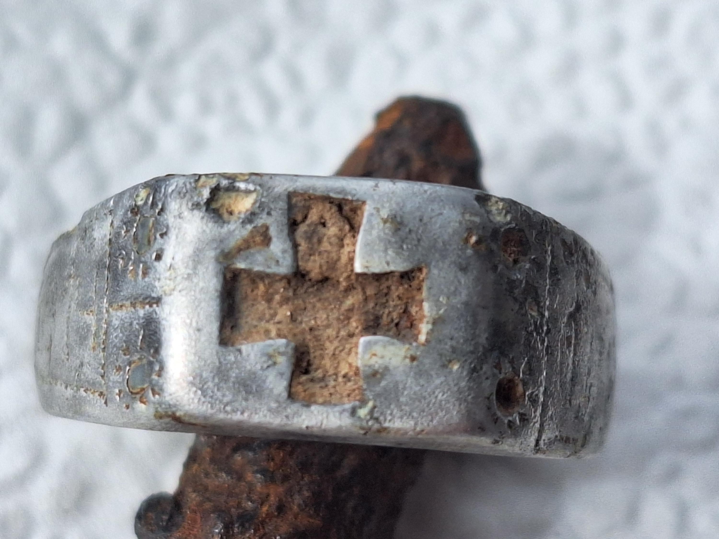 Rare! WW1 Trench Art Ring in the Shape of a Cross 1914 - Etsy