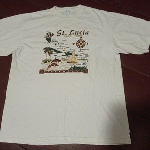 VTG T-Shirt Saint Lucia West Indies