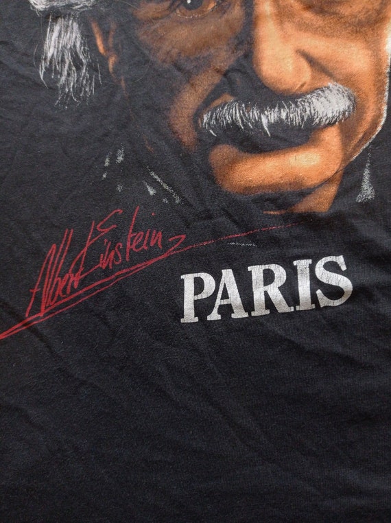 VTG T-shirt Albert Einstein I Blew My Mind And Be… - image 9