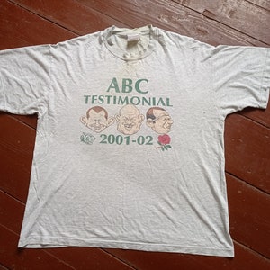 VTG T-Shirt abc testimonial. A Birthday Present