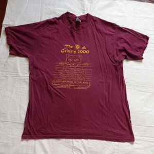 VTG T-Shirt  2000 Alaska Grizzly - another brick in the wall. A Birthday Present