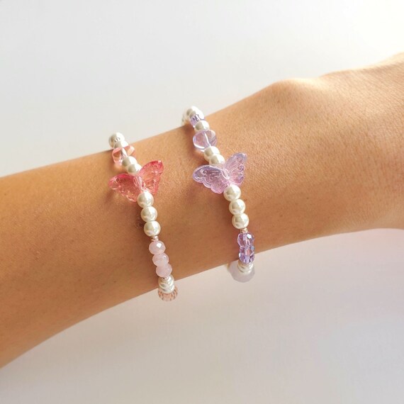 Butterfly Beaded Bracelets Pearl Beaded Bracelets Nevertheless