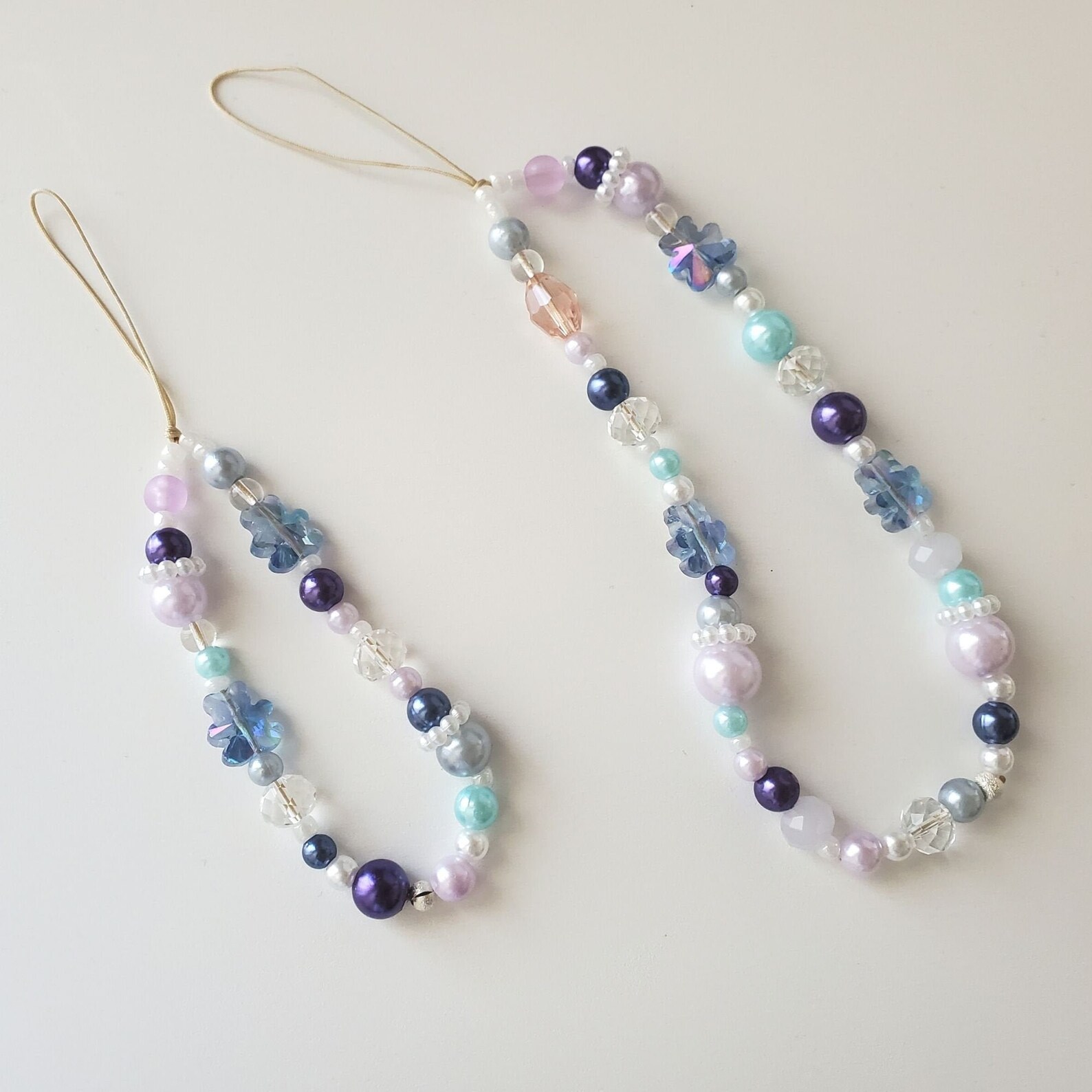 Pink and Blue Crystal Bear Aesthetic Phone Charm Y2k Beaded Etsy UK