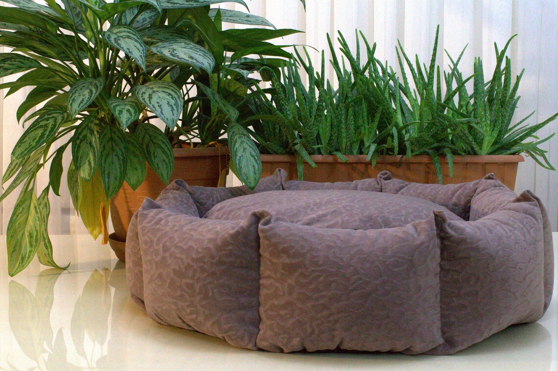 Anti Anxiety Pet Bed Calming Cat Bed Orthopedic Large Cat Etsy
