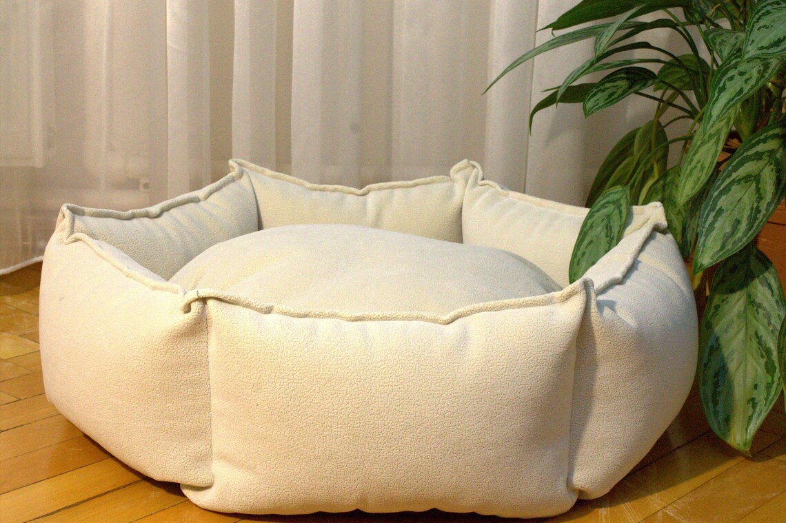 Anti Anxiety Pet Bed Calming Cat Bed Orthopedic Large Cat Etsy