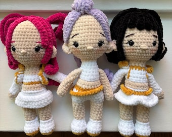 Handmade K-pop Hunter Girl Dolls - Rumi Mira Zoey