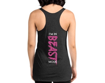 Débardeur dos nageur Beast Mode - Coutures brutes avant-gardistes