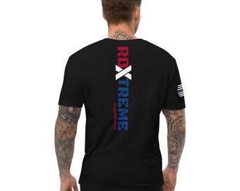 T-shirt ajusté RDXtreme : coton peigné, fabriqué aux États-Unis