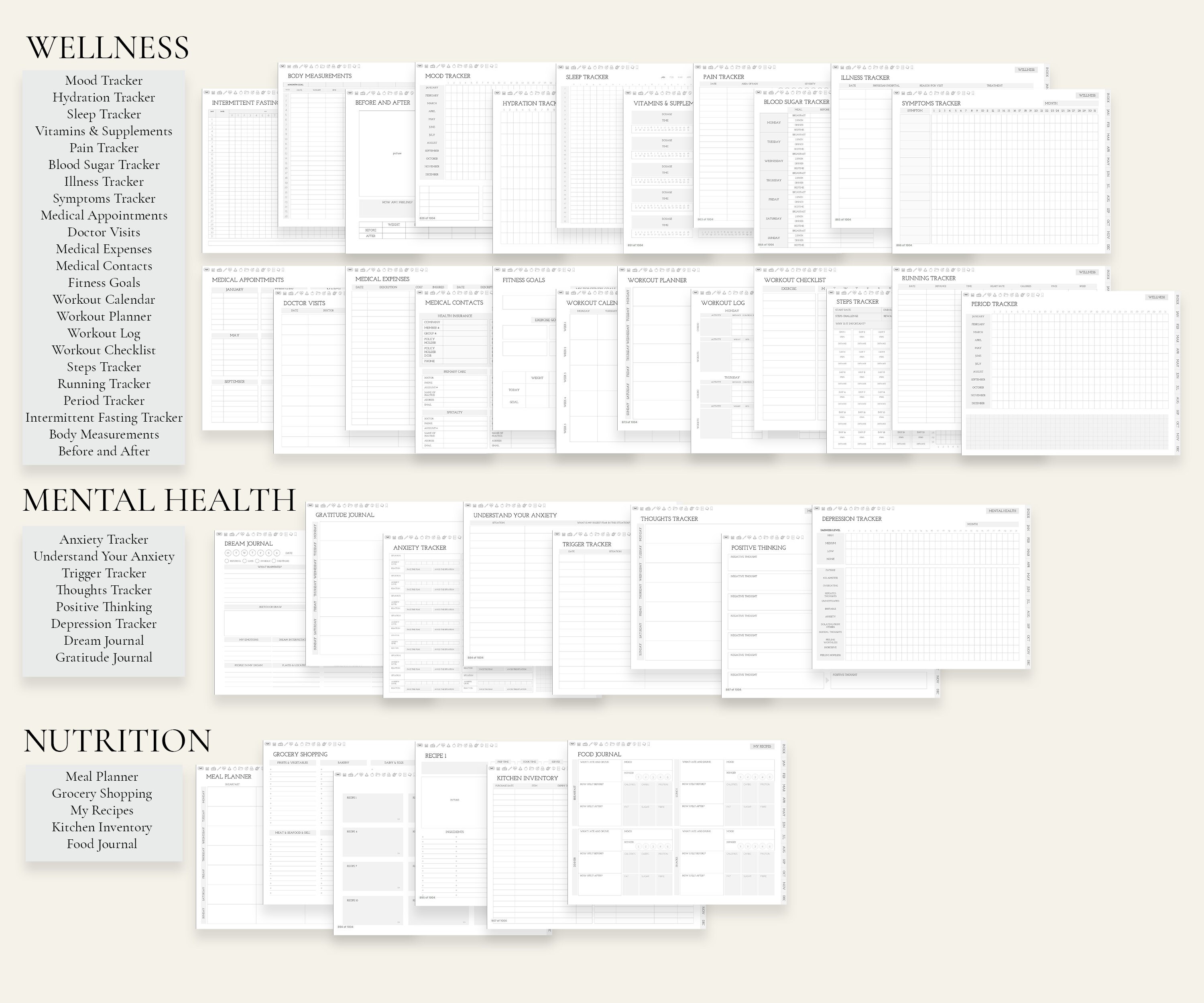 [30 off]Undated Digital Planner 2023 2024, GoodNotes Planner, iPad