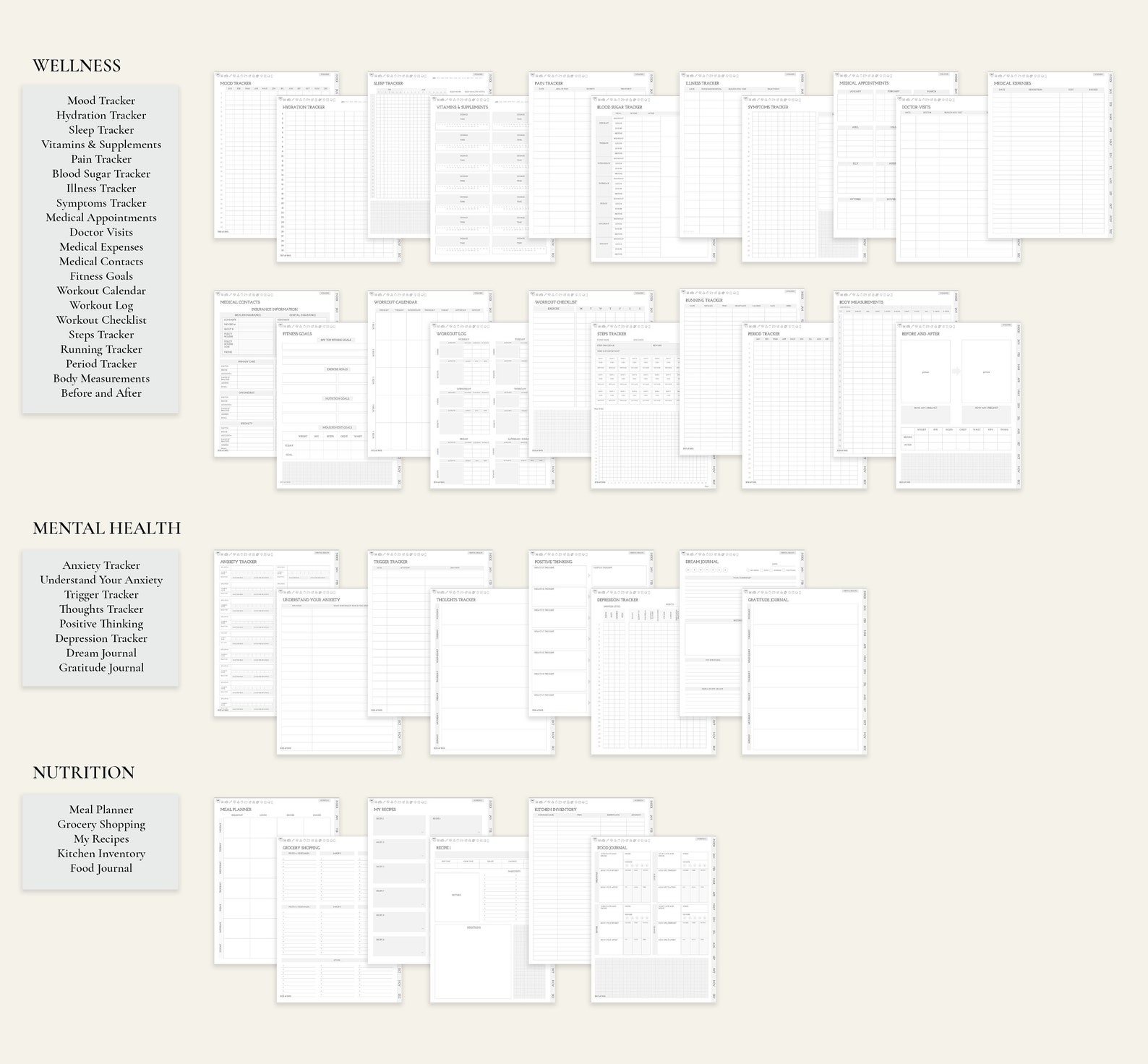 Undated Digital Planner 2023 2024 Goodnotes Planner Ipad Etsy