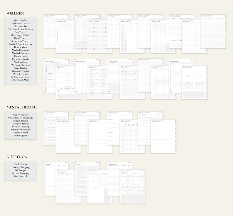 Undated Digital Planner 2023 2024 Goodnotes Planner Ipad Etsy