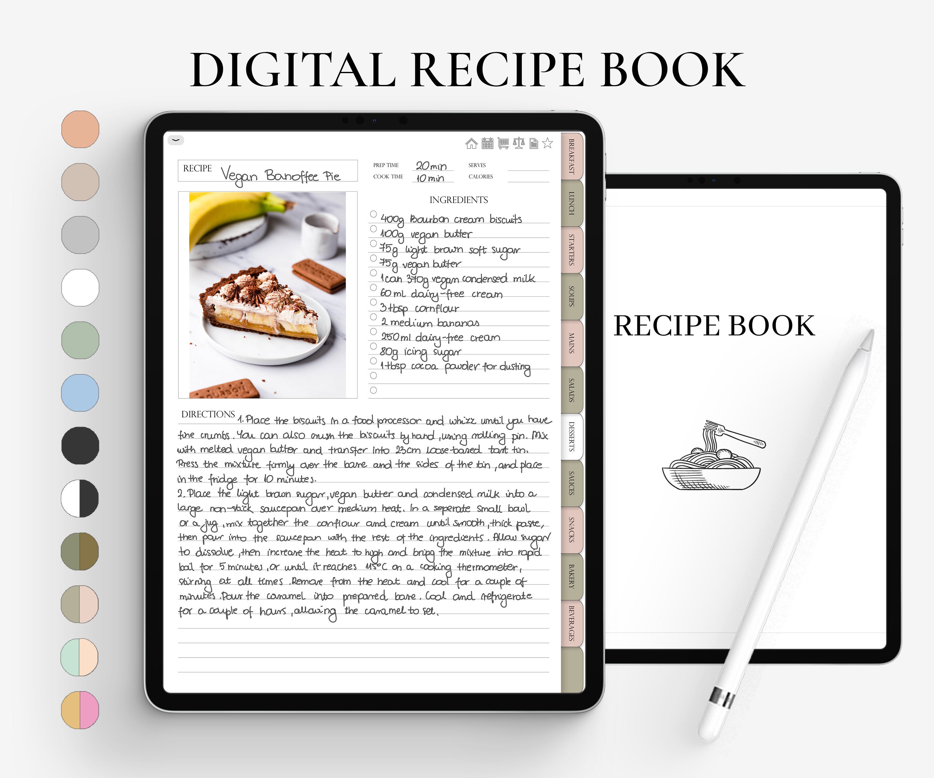 42 Perfect Cookbook Templates [+Recipe Book & Recipe Cards]