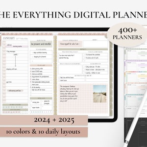 2024-2025 Digital Planner, GoodNotes Planner, iPad Planner, Daily Planner, Notability Planner, Android Planner daily digital planner