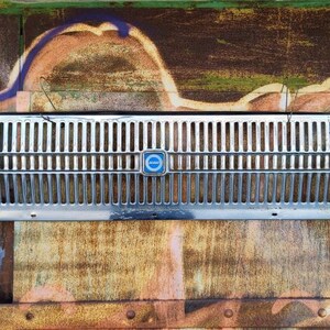 Chrome-plated Radiator Grill of the Soviet 