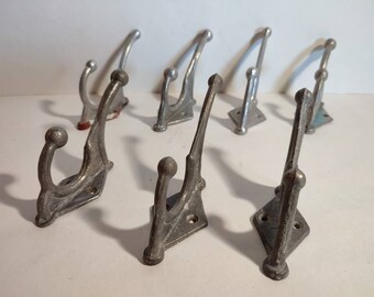 Set Soviet wall hooks | vintage wall hooks | aluminum hanger | wall hangers | vintage hanger | rustic wall hangers | hooks from the USSR