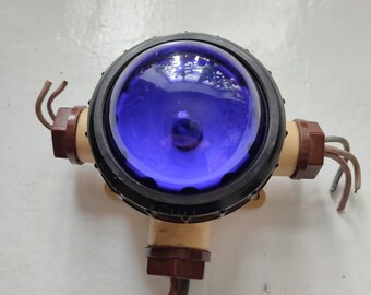 Retro lamp from the 70s. Waterproof Light, Industrial Wall Lamp, Soviet Lamp, Vintage Street Lighting, dieselpunk style, antique lamp