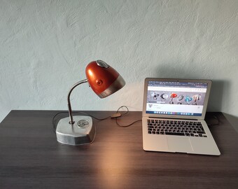 Desk lamp from headlights and spare parts from a Soviet scooter of the 80s / Handmade lamp / Lamp from motorcycle parts / USSR table lamp