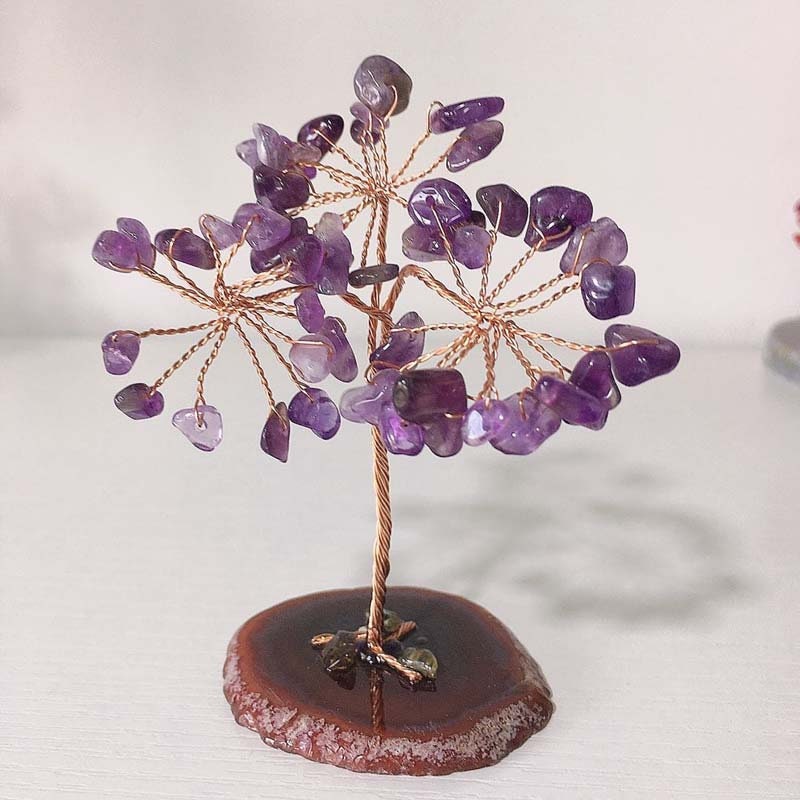 Handmade Crystal Gemstone Tree of Life | Etsy