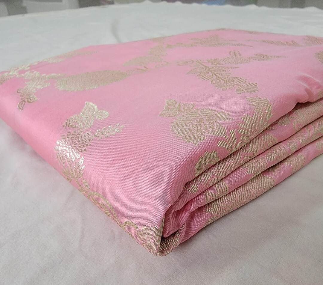 Navy Soft Banarasi Silk Saree Featuring Meenakari Zari Weaving & Tassels on Pallu