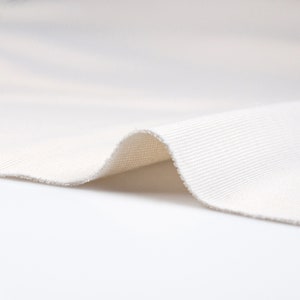 Double Face Interlock Fabric by the Metre in White|Fabric In UK|70&quot;(180 cms) Wide Per Metre|Top quality fabric|230 gsm|Off-white