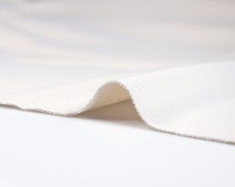 Off-White Double Face Interlock Fabric: 73% Cotton, 230 gsm
