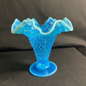 Vintage Fenton Hobnail Vase