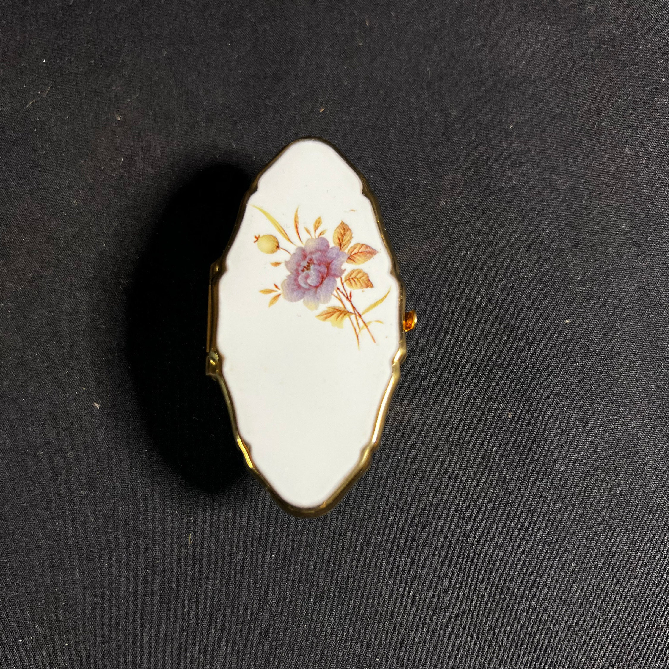 Vintage 1940's Stratton Lipstick Holder Mirror Ring Etsy