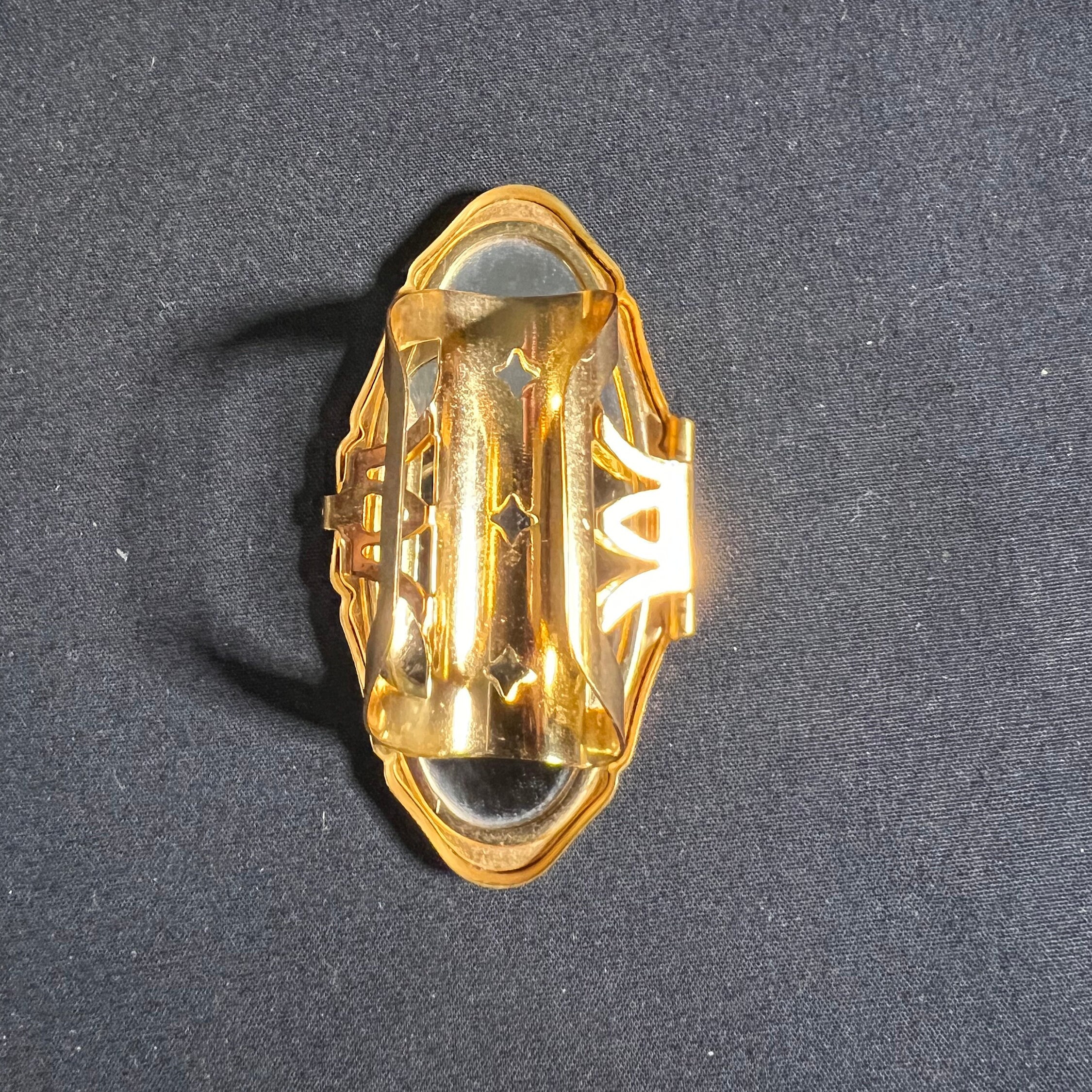 Vintage 1940's Stratton Lipstick Holder Mirror Ring Etsy