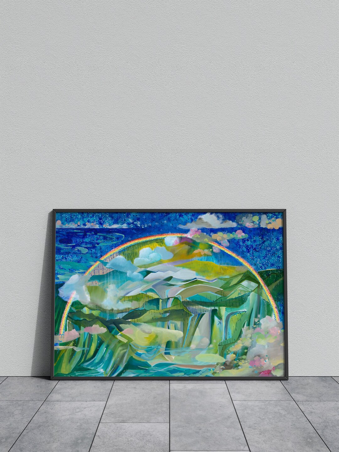 Abstract Nature Landscape Fine Art Print | the Great Valley | Hawaii ...