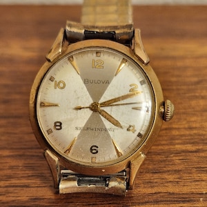 Vintage 1950s Mens Bulova Self-Winding Watch