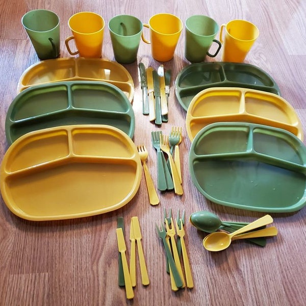 Plastic Picnic Set Etsy