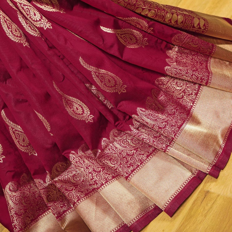Soft Silk Saree With Beautiful Rich Pallu Jacquard Work On All Over Saree Jacquard Border On Blouse For Traditional Marriage Formal Look Clothing Dresses Ugaurbanag Com Soft Silk Saree With Beautiful Rich Pallu Jacquard Work On All Over Saree Jacquard Border On Blouse For Traditional Marriage Formal Look Clothing Dresses Ugaurbanag Com