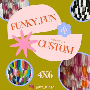 CUSTOM 4 x 6 FRINGE BACKDROP