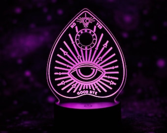 Ouija Board Planchette Lamp