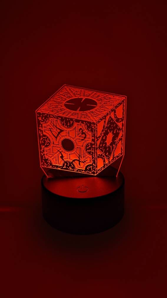 Hellraiser Puzzle Box Gaming Lamp Etsy