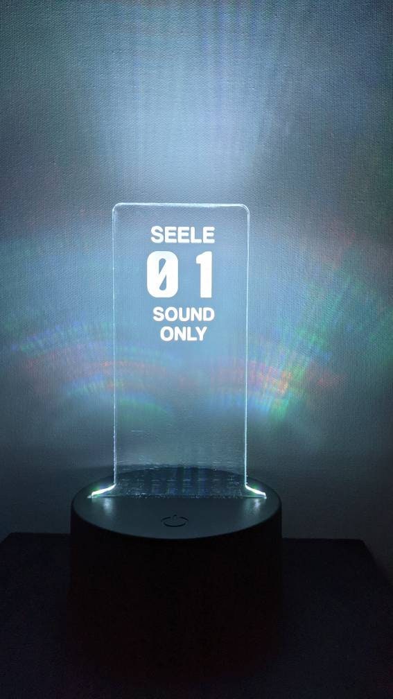 Neon Genesis Evangelion SEELE Pillar LED Lamp - Etsy