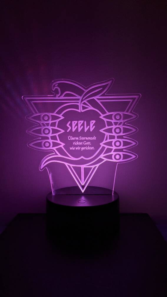 Neon Genesis Evangelion SEELE Organization Night Light LED Lamp - Etsy
