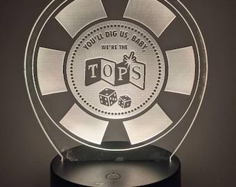 Fallout New Vegas The Tops Casino Night Light LED Lamp