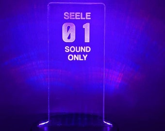 Neon Genesis Evangelion SEELE Pillar LED Lamp - Etsy