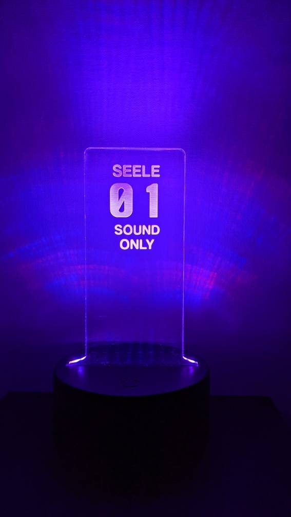 Neon Genesis Evangelion SEELE Pillar LED Lamp - Etsy