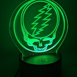 Grateful Dead Lamp - Etsy