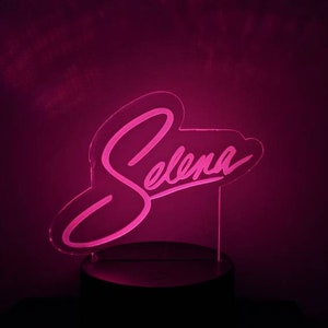 Selena Quintanilla LED Lamp